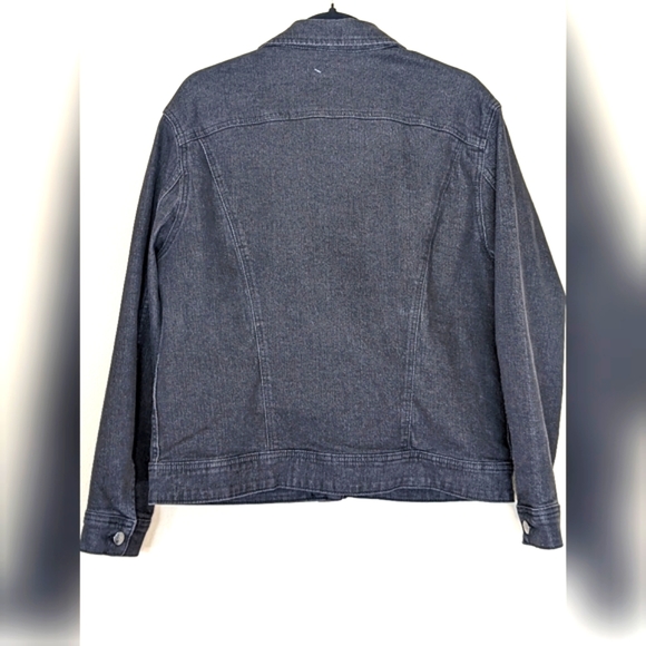 LEE Denim Relaxed Fit Button Down Cotton Blend & Spandex Jacket - Picture 12 of 15